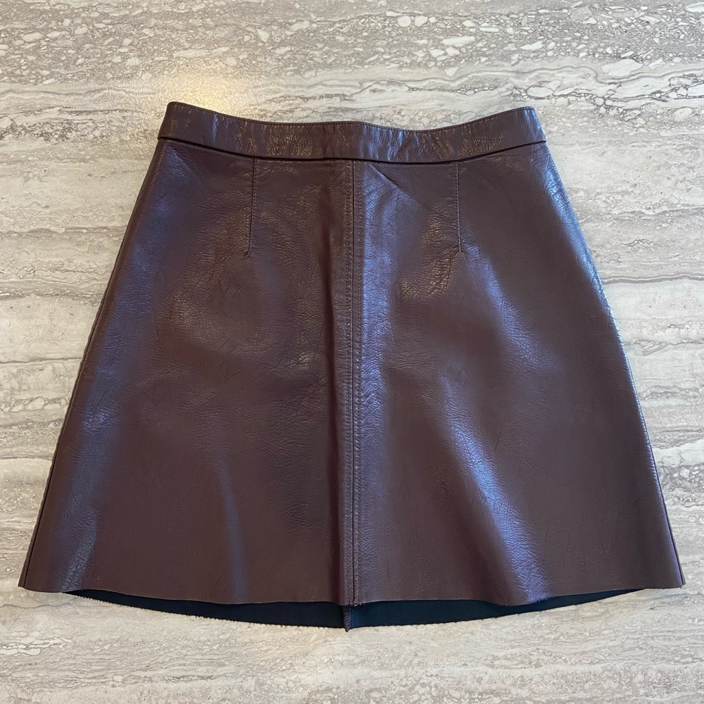Dynamite Leather Skirt